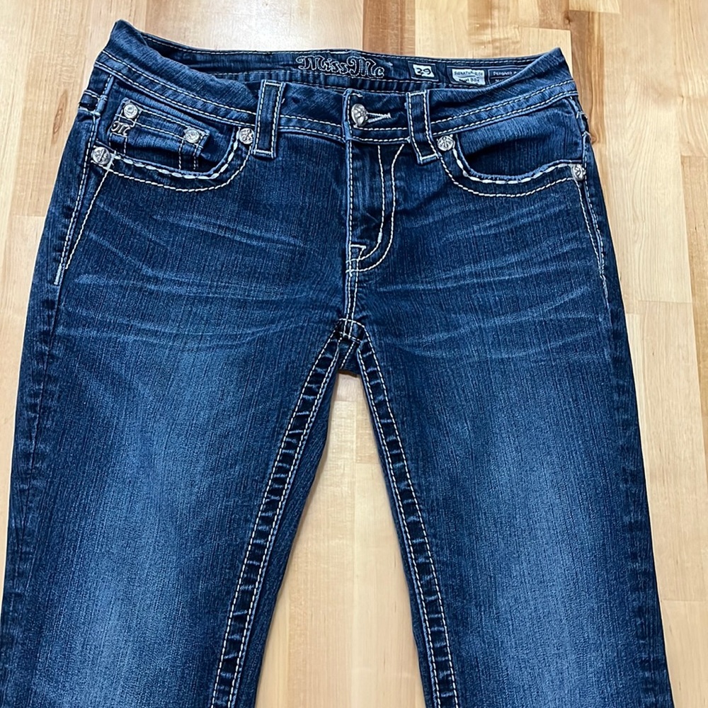 Miss Me Jeans Slim Boot 29 Rhinestone Bling